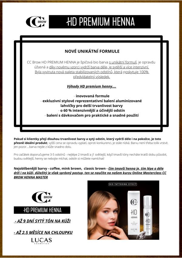 HD Brow Set Start Henna Premium pro naše kurzistky - Image 5
